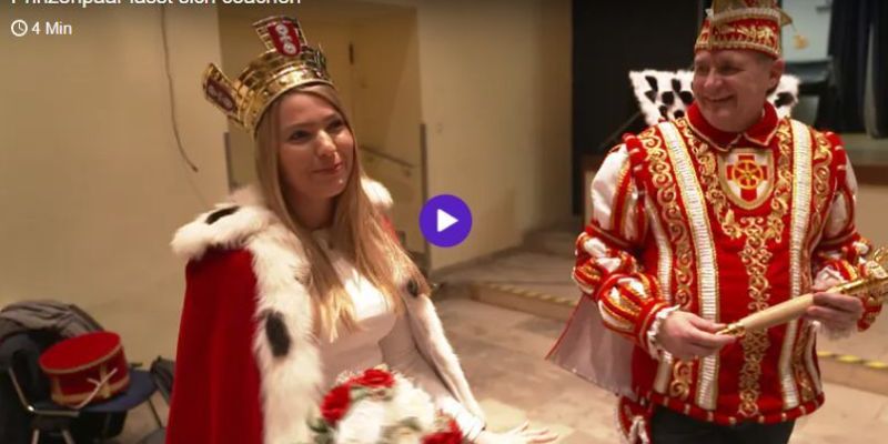 Onlinebeitrag der Landesschau Rheinland-Pfalz: Prinzenpaar lässt sich coachen