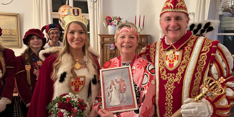 Besuch bei Ex-Lahno Gabi Honsdorf, die ihr 50-jähriges Jubiläum im Kreise von Ex-Lahnos feierte