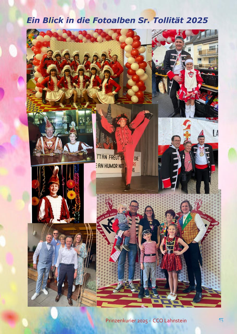 Prinzenkurier 2025 Prinz und Lahno-Rhenania 2025