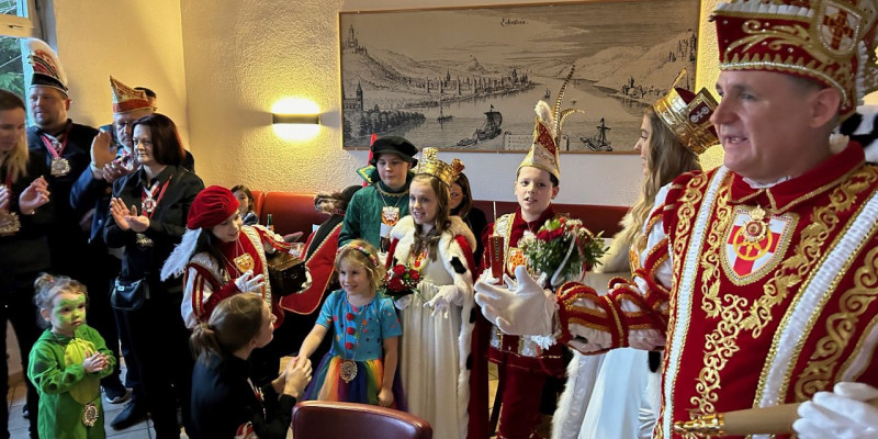 Besuch zum Essen mit den Rhein Lahn Jecken